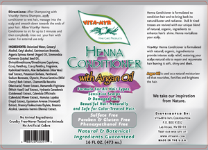 VITA-MYR Henna Conditioner - Color-Enhancing and Moisturizing Hair Care for Beautiful and Vibrant Locks 16 Oz