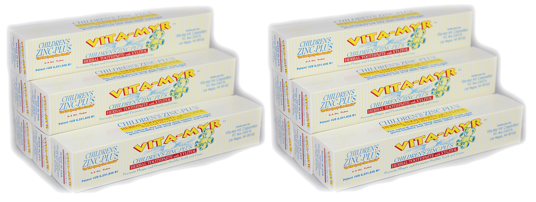 12 Pack Vita-Myr 5.4 oz Vita-Myr Children's Toothpaste w/ Orange Flavor