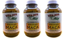 Vita-Myr Gelatinized Certified Organic Maca - Your Natural Energy Booster in a 3-Pack 120 caps