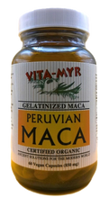 Vita-Myr Gelatinized Certified Organic Maca Capsules (60ct)