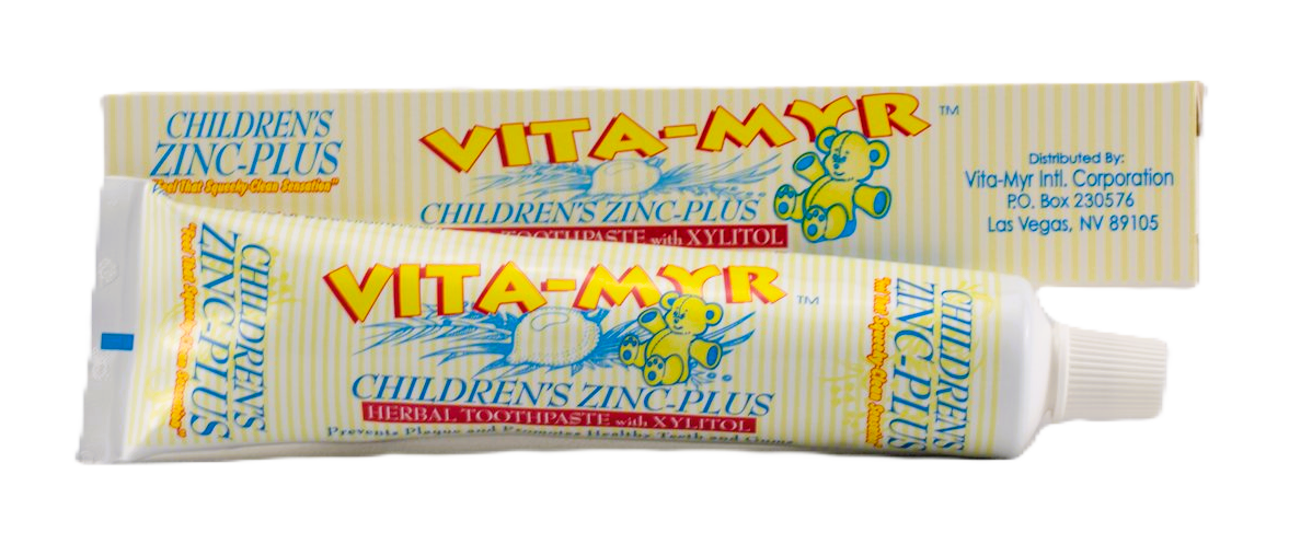 Vita-Myr Children's Orange Flavored Toothpaste - for Happy Smiles