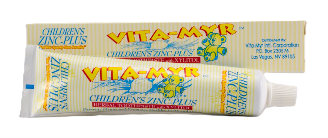 Vita-Myr Children's Orange Flavored Toothpaste - for Happy Smiles