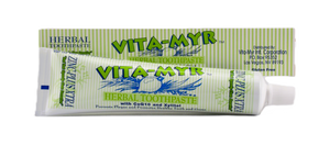Vita-Myr Zinc+ Toothpaste,(5.4 Ounce Each), Sugar-Free, Fluoride-Free Made in USA.