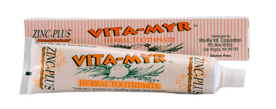 Elevate Your Dental Routine with 4 oz. Vita-Myr Oral Care Zinc+ Toothpaste - Made in USA