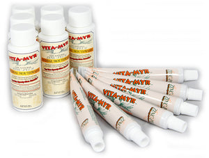 Vita-Myr Complete Oral Care Travel Kit - 12 Pack (6+6) Mouthwash & Original Toothpaste