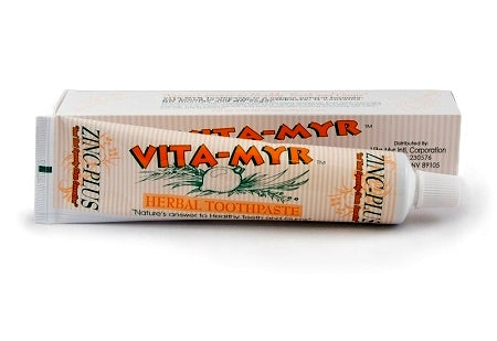 Elevate Your Dental Routine with 4 oz. Vita-Myr Oral Care Zinc+ Toothpaste - Made in USA